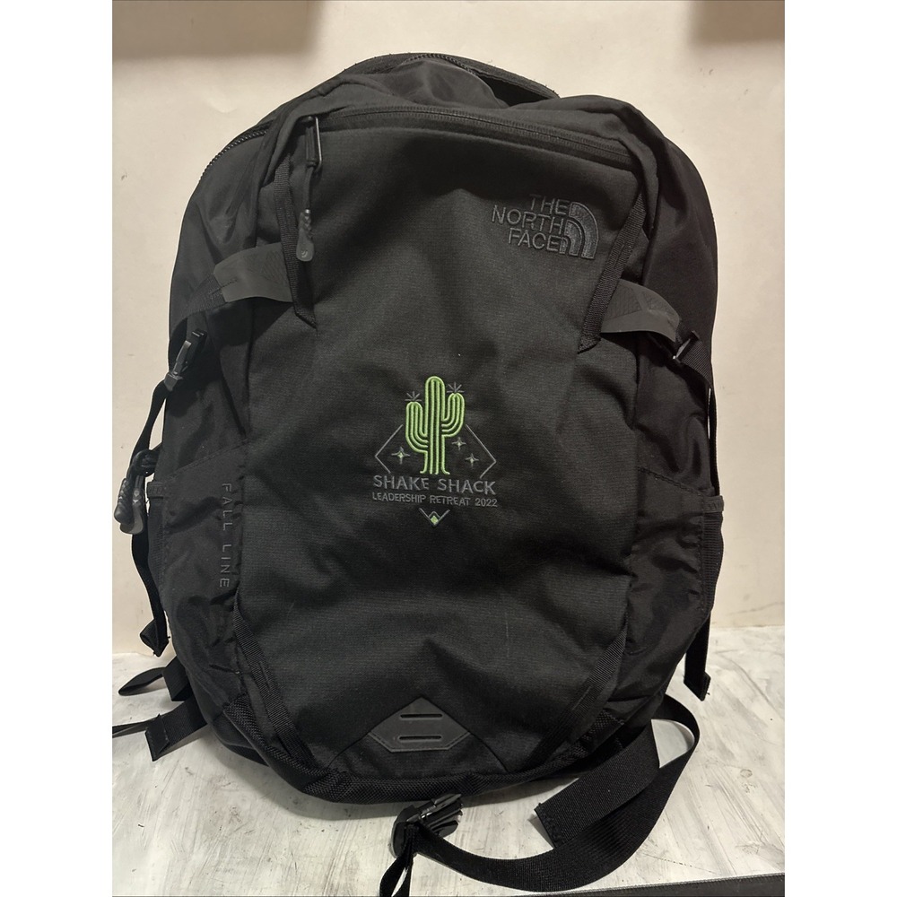 The North Face Fall Line Backpack Laptop Bag Black Hiking Shake Shack 2022 17”